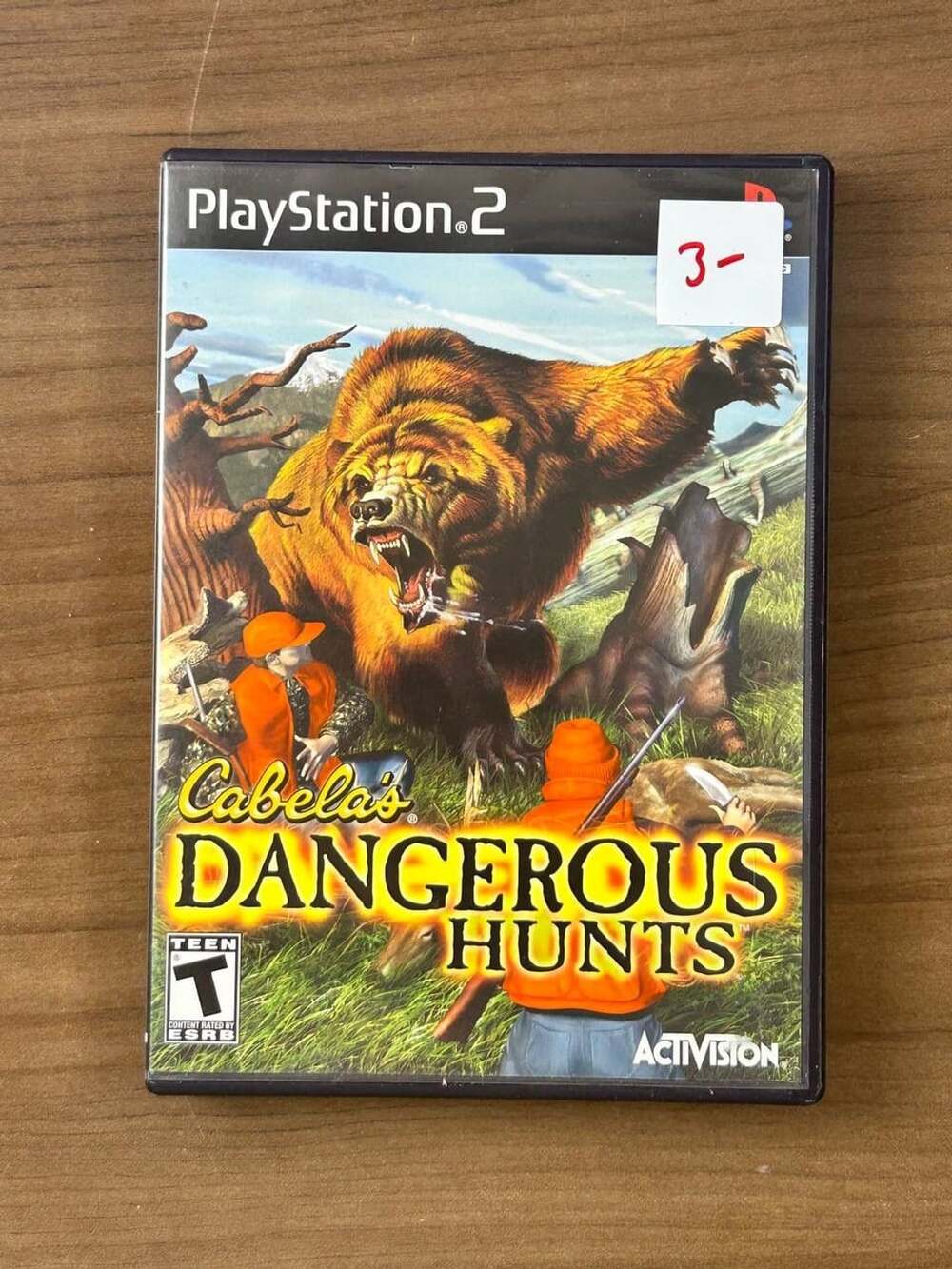 Cabela's Dangerous Hunts PS2 PlayStation 2 Game Case Manual Activision